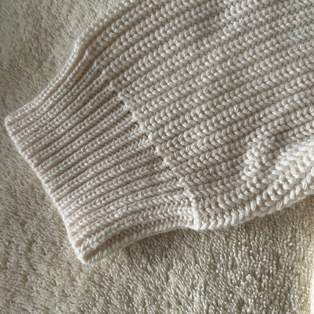 Talbots Ribbed Knit Sweater - Cream - Picture 5 of 8